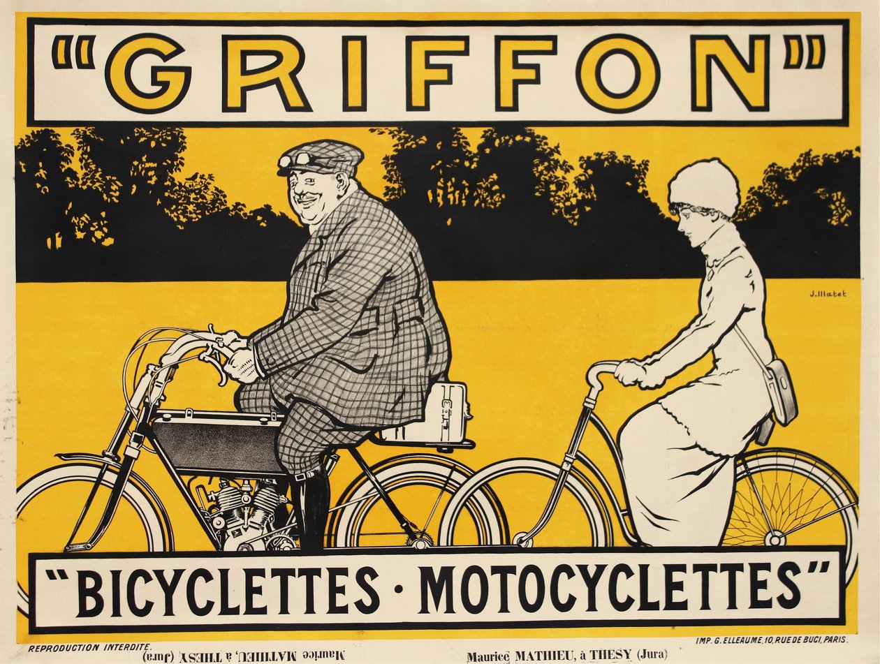 Griffon Bicyclettes Motocyclettes door Jean Matet