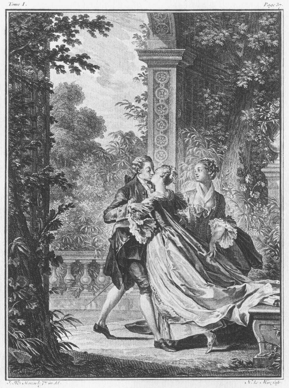 De eerste kus van de liefde, volume I, pagina 37, illustratie uit 