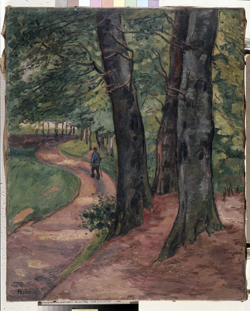 De rand van het bos van Eu door Jean Misceslas Peske