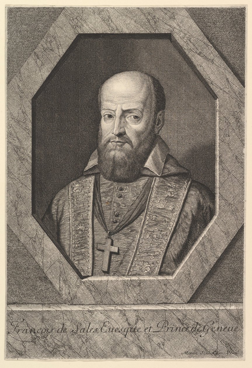 Sint Franciscus van Sales, bisschop van Genève door Jean Morin