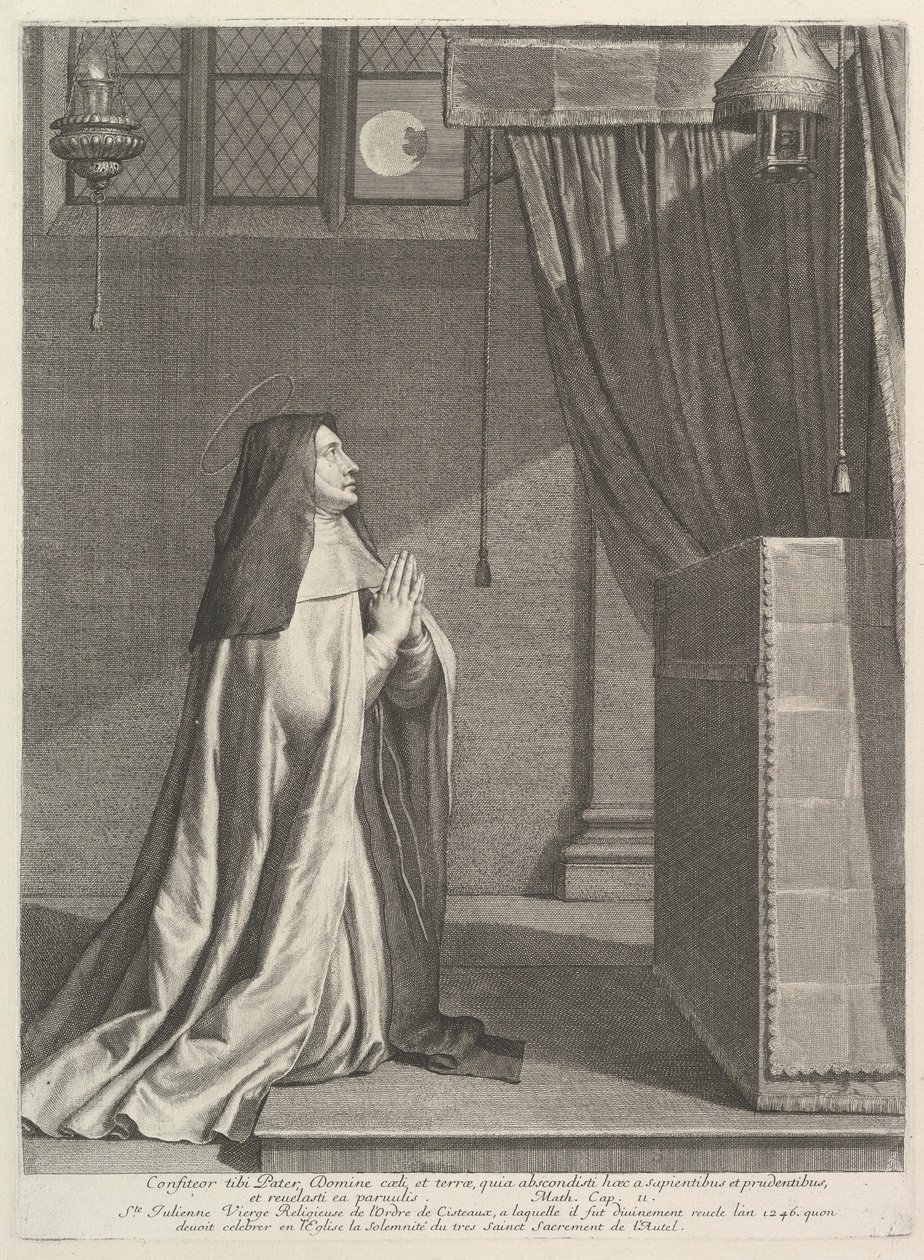 Sainte Julienne de Mont-Cornillon door Jean Morin