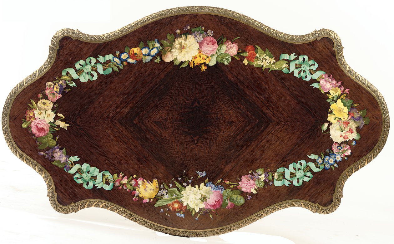 Napoleon III midden tafel, ca. 1856 door Jean Pierre Alexandre Tahan