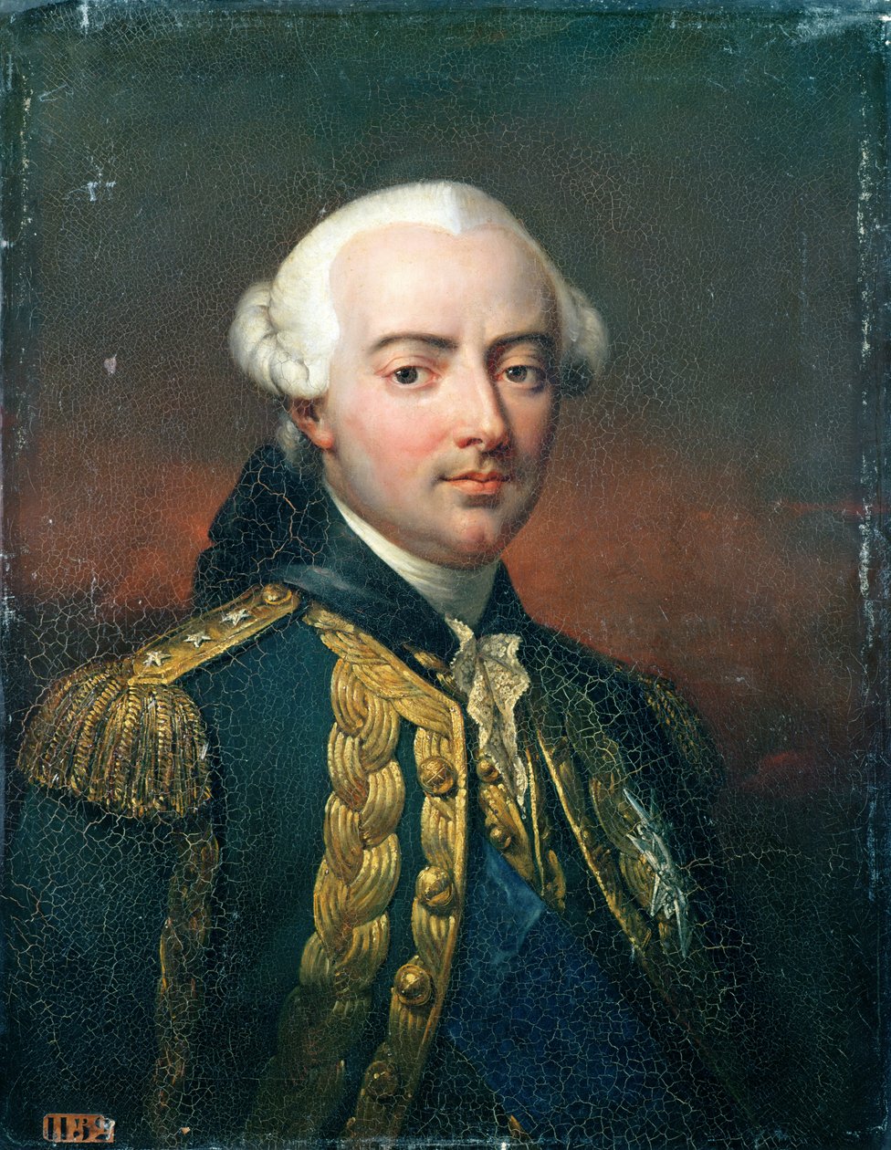 Portret van Charles Henri (1729-94) Graaf van Estaing door Jean Pierre Franque