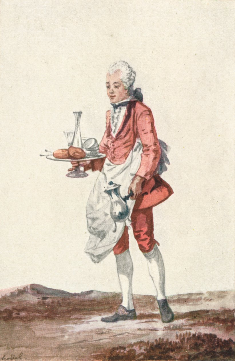 La Bouquetiere Garcon Cafetiere door Jean Pierre Houel