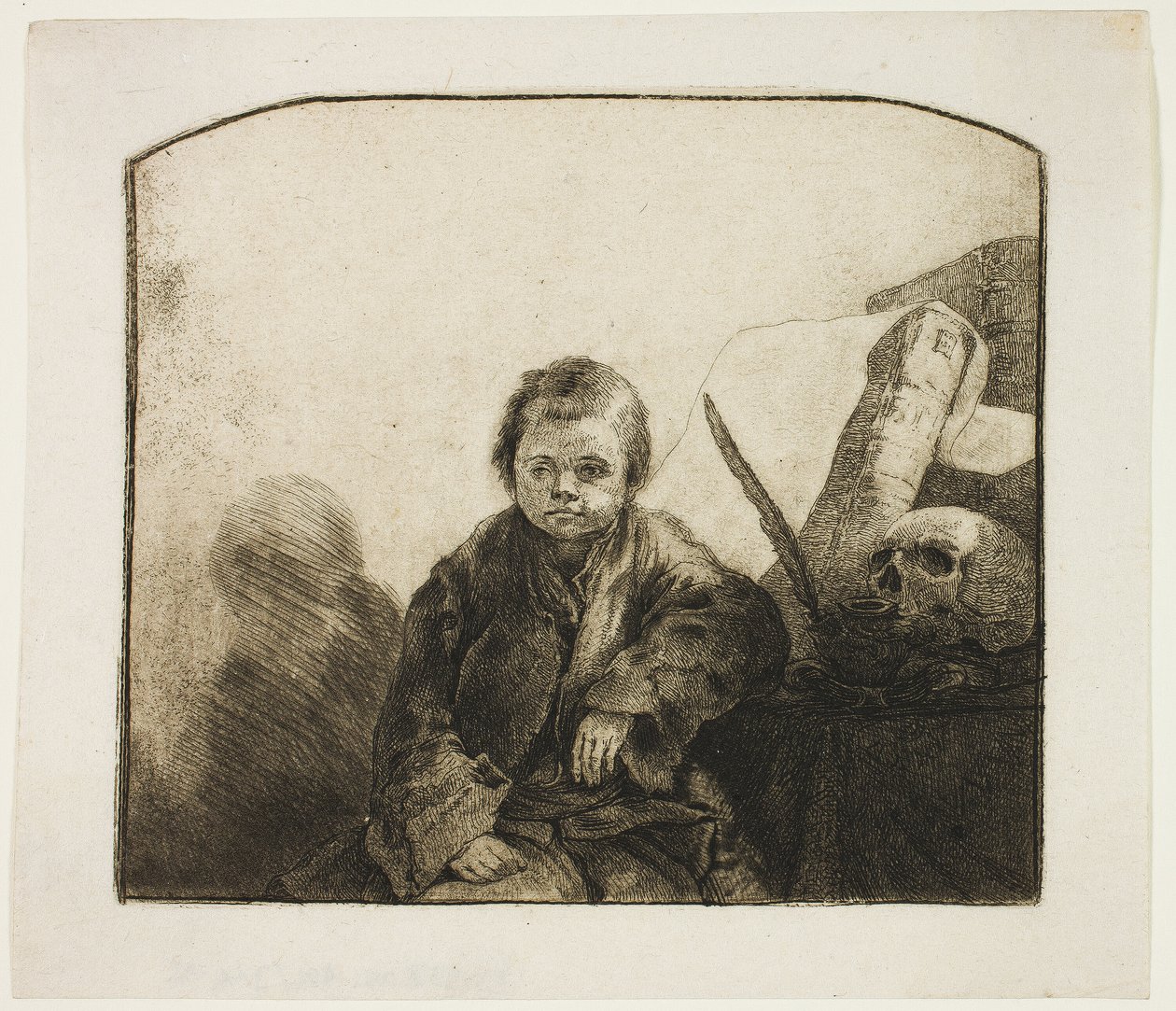 De kleine filosoof door Jean Pierre Norblin de La Gourdaine