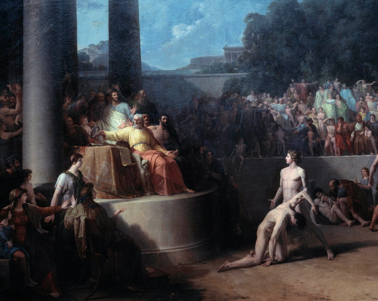 De Olympische Spelen door Jean Pierre Saint Ours