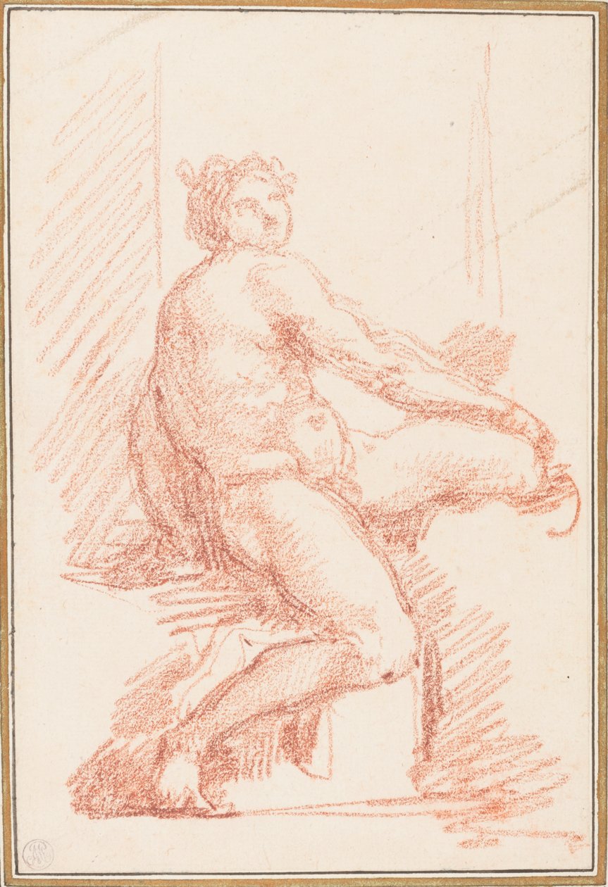 Ignudo van het Plafond van de Sixtijnse Kapel door Jean Robert Ango