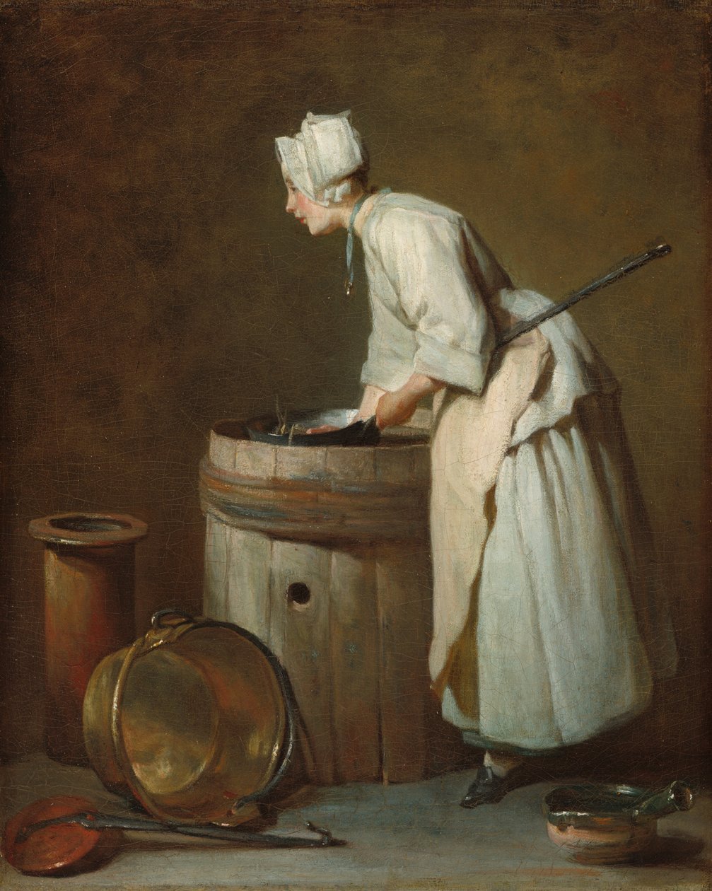 De Keukenmeid door Jean Baptiste Simeon Chardin
