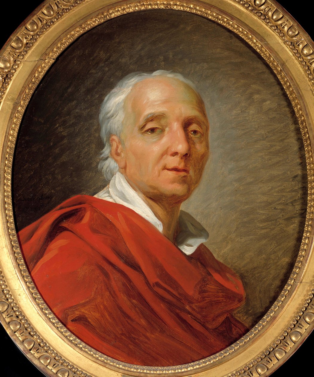 Portret van Denis Diderot (1713-1784) door Jean Simon Berthelemy