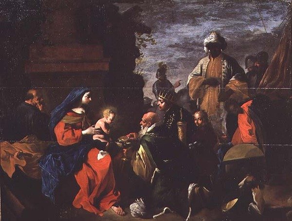De aanbidding der wijzen, ca. 1640-45 door Jean Tassel