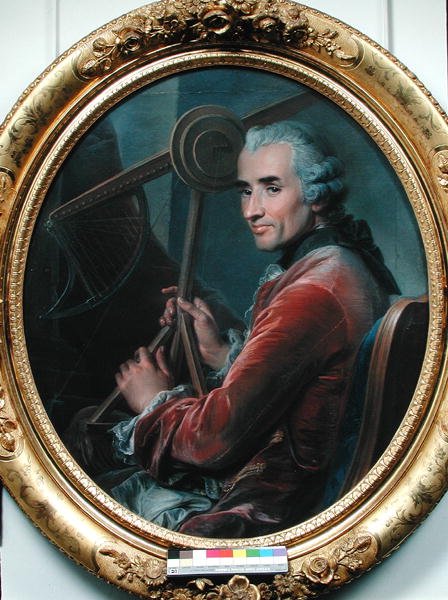 Portret van Antoine-Joseph Loriot (1716-82) 1763 door Jean Valade