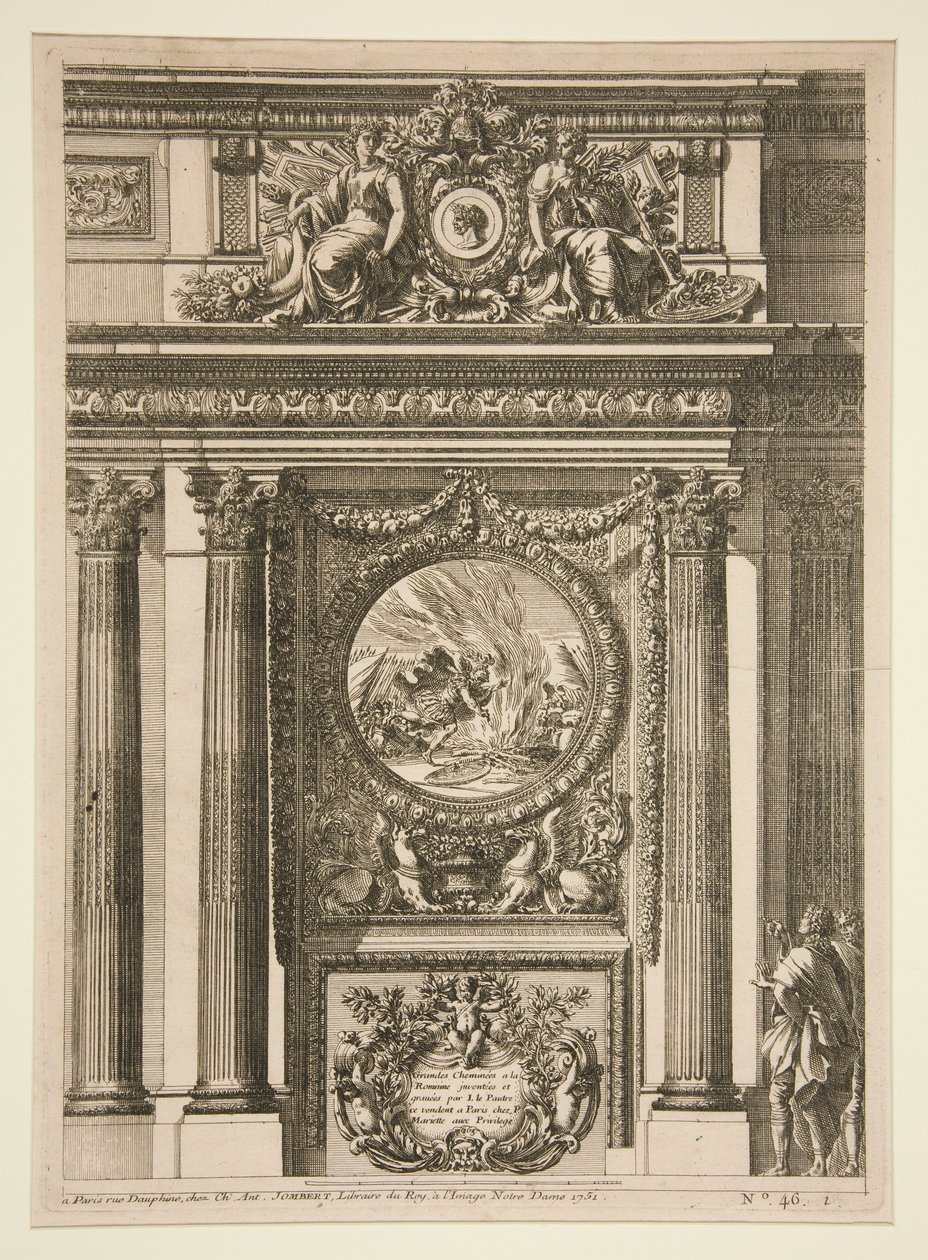 Grote Schoorstenen in Romeinse Stijl door Jean le Pautre