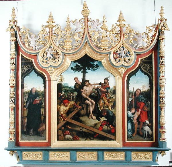 Drieluik van Christus met de Beulen, ca. 1530-32 door Jean the Elder Bellegambe