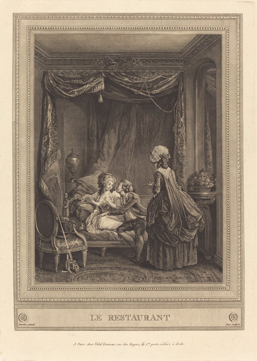 Het Restaurant door Jeanne Deny or Martial Deny after Niclas Lafrensen II