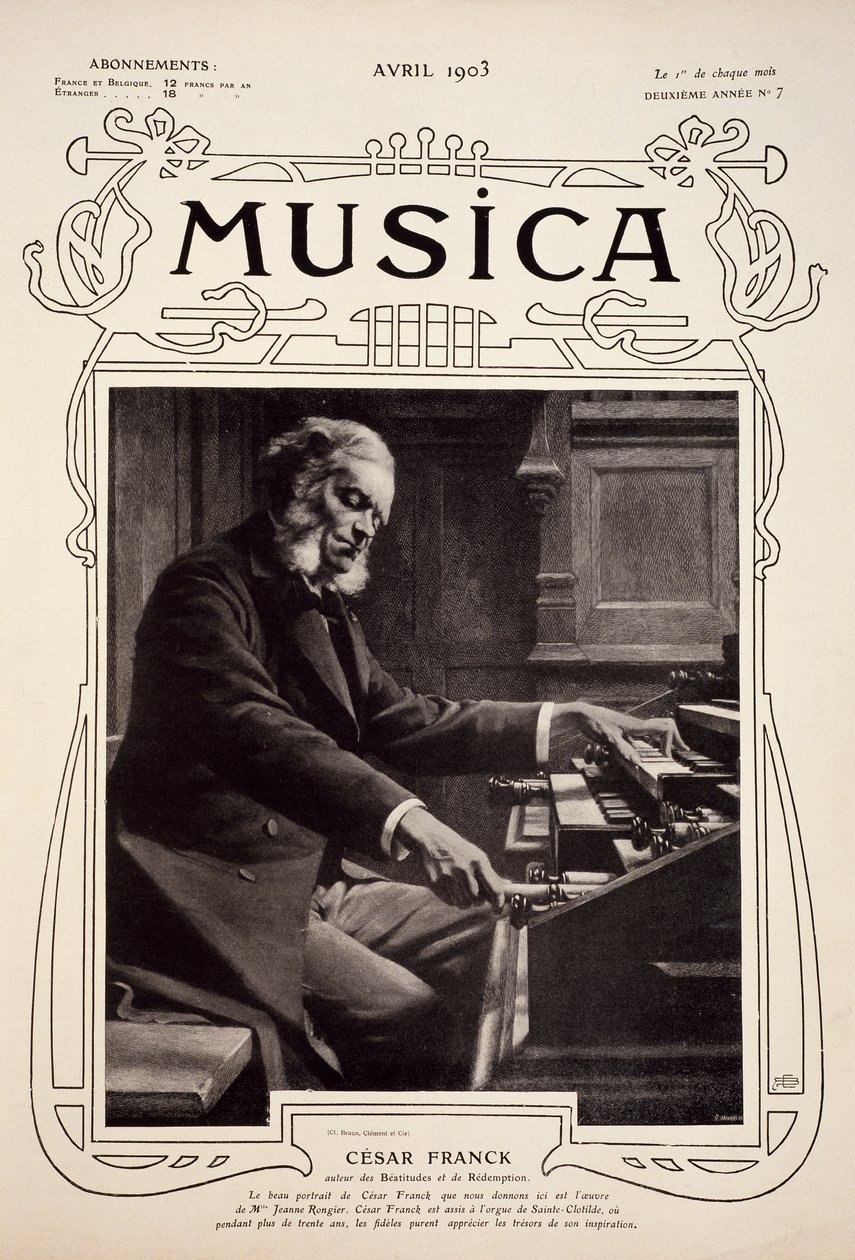 Cesar-Auguste Franck door Jeanne Rongier