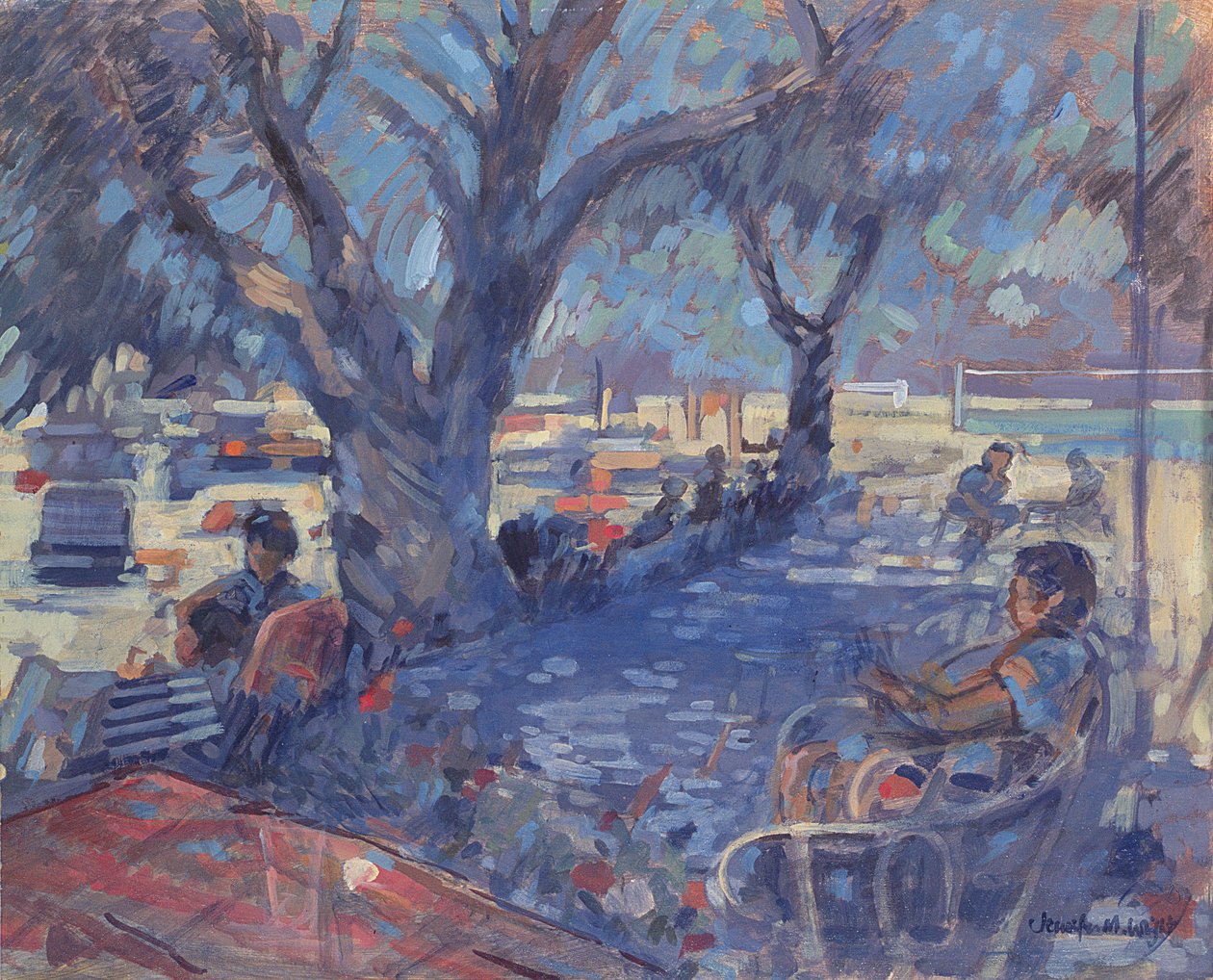 Lemnos Strandbar, 1987 door Jennifer Wright