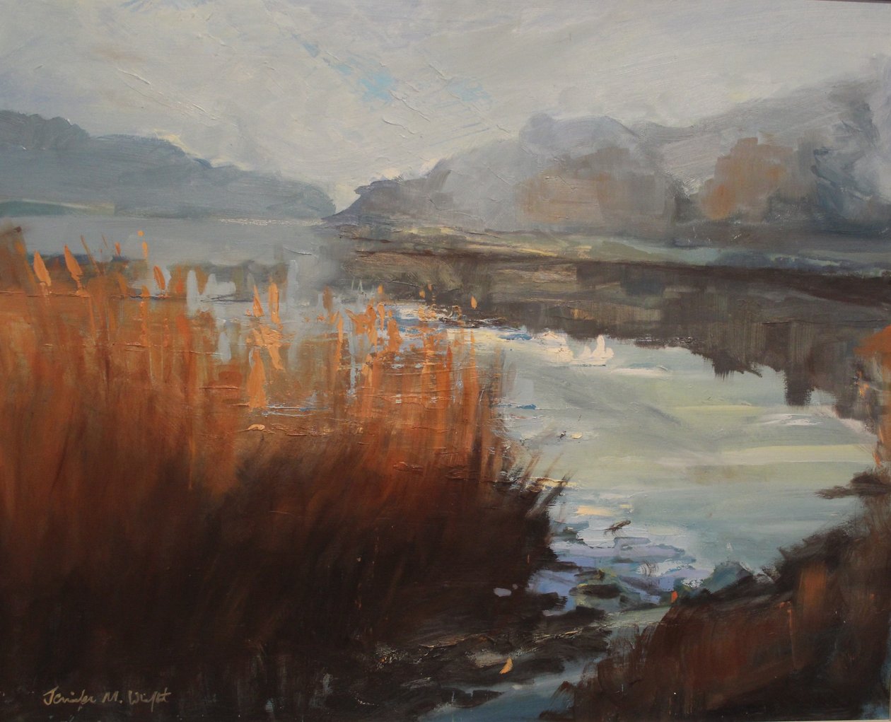 Batson Creek Salcombe, herfst, 2016 door Jennifer Wright