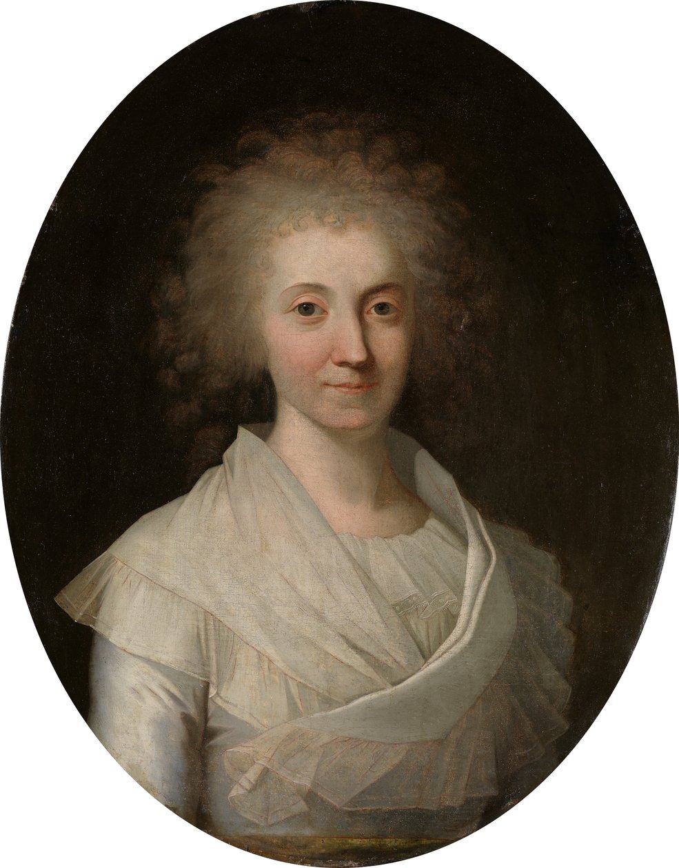 Deens: Portret van Maren Juel Portret van Maren Juel door Jens Juel