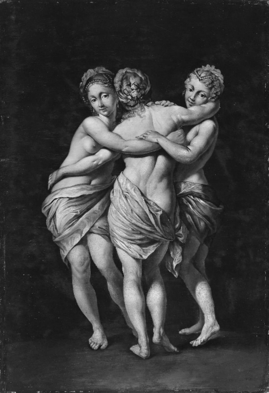 De drie gratiën door Jens Juel