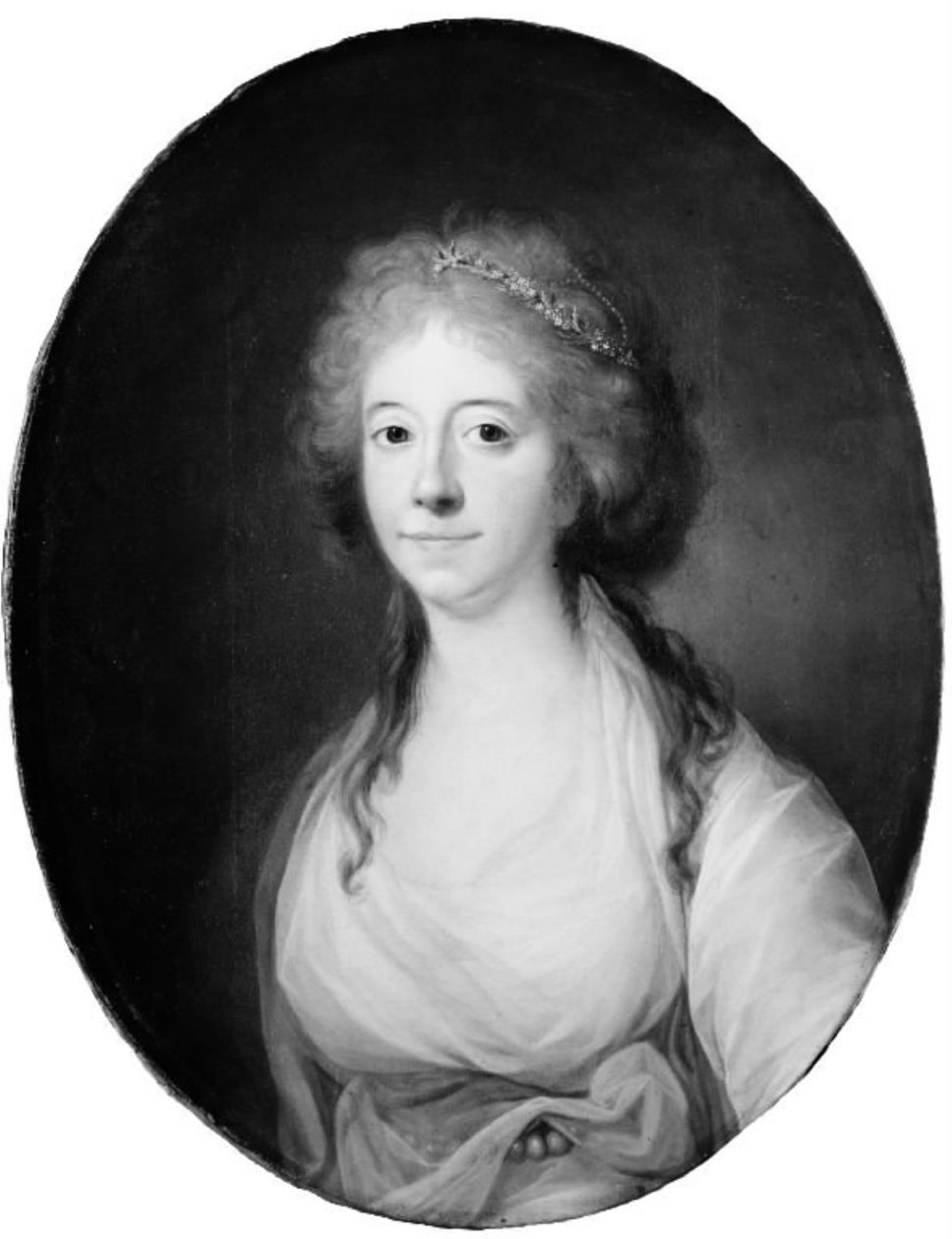 Elisabeth (Lisa) de la Calmette, geboren als barones Iselin, echtgenote van Antoine de la Calmette door Jens Juel