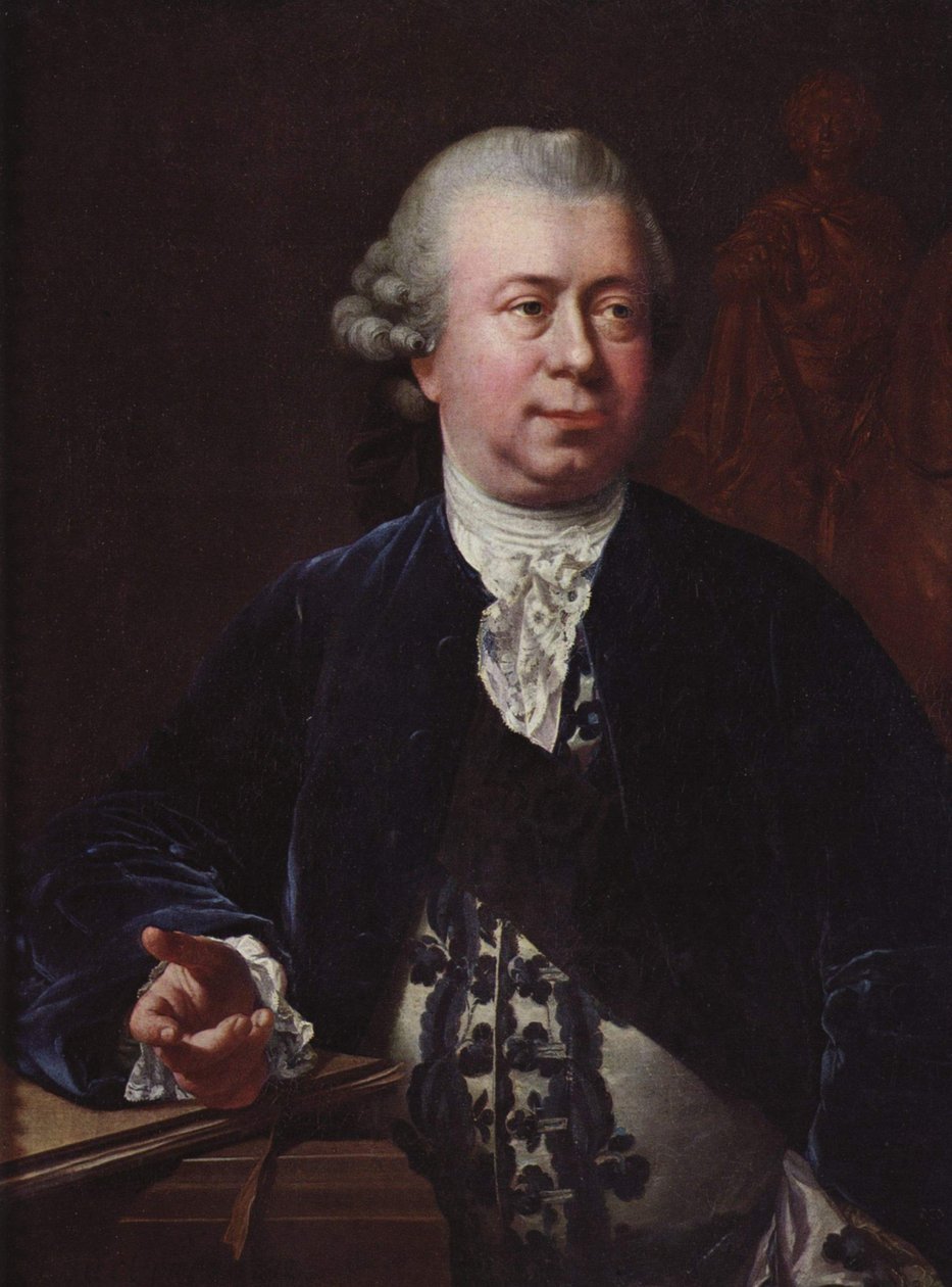 Portret van Jacques-François-Joseph Saly door Jens Juel