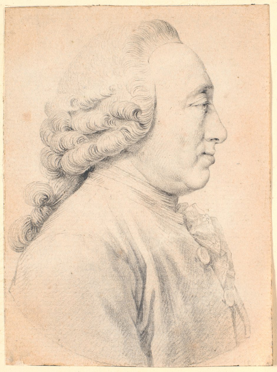Portret van de Zwitserse natuurwetenschapper en filosoof Charles Bonnet (1720-93) door Jens Juel