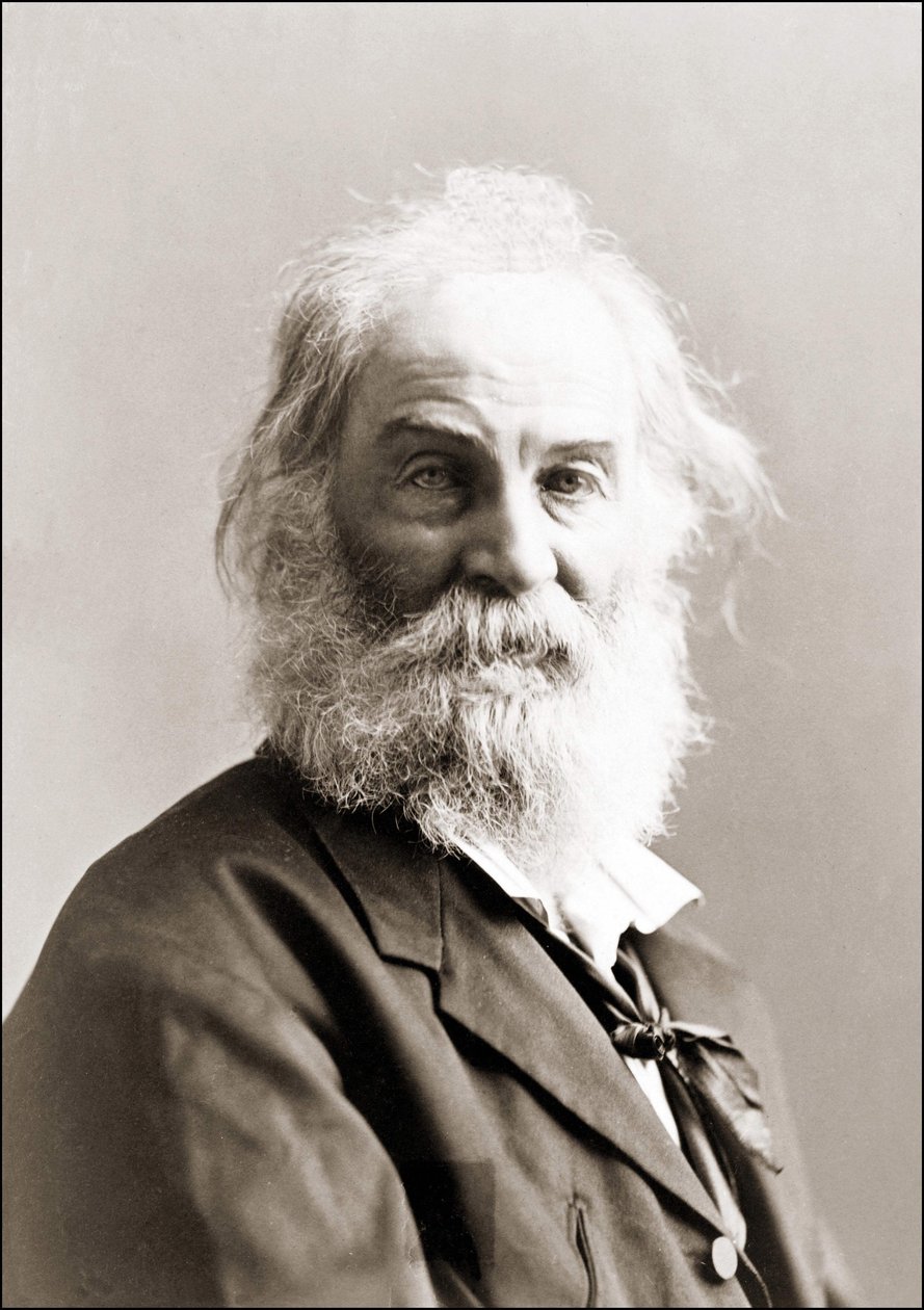 Portret van Walt Whitman (1819 - 1892) door Gurney tussen 1880 en 1890 door Jeremiah Gurney