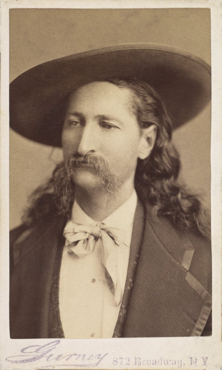 Wild Bill Hickok, pub. 1873 (foto) door Jeremiah Gurney