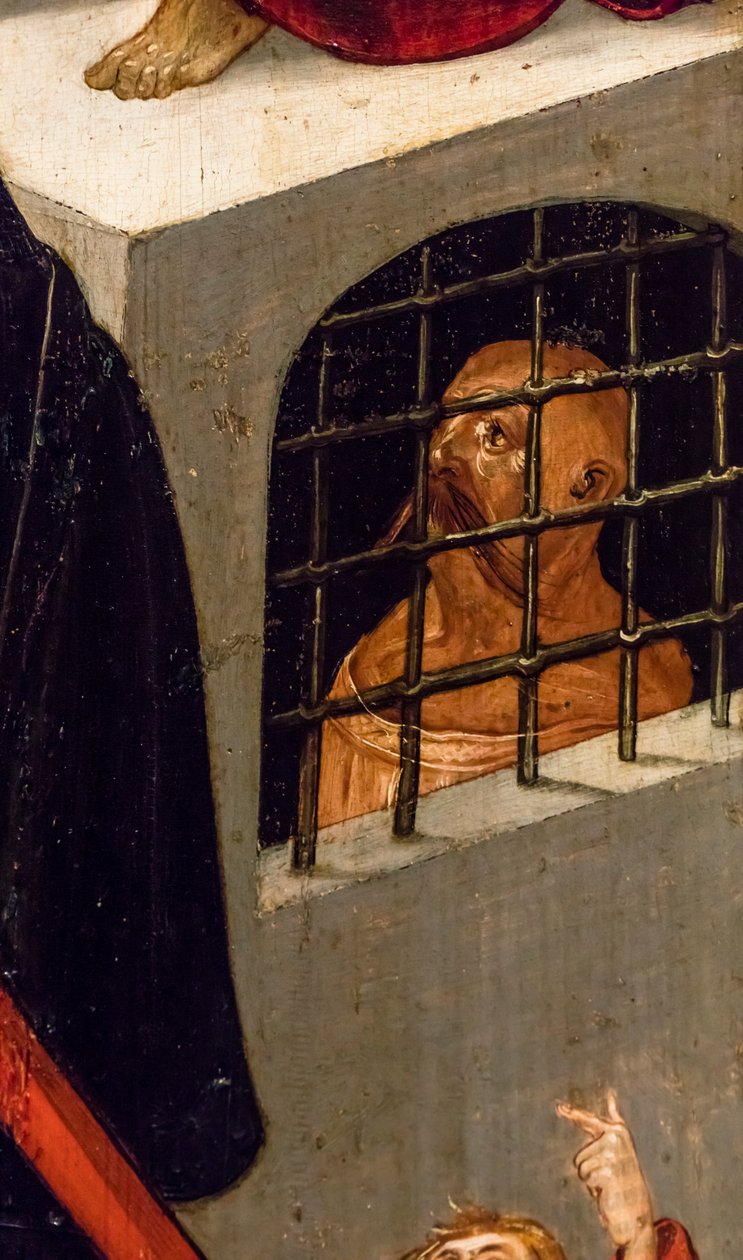 Ecce Homo, circa 1515 (Tempera en olieverf op naaldhout) door Jerg Ratgeb