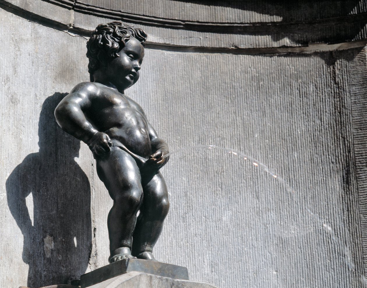 Manneken Pis, 1619 door Jerome the Elder Duquesnoy