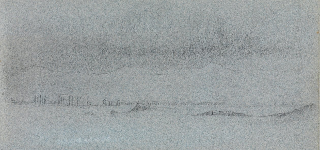 Schetsboek van Italiaanse Landschap Onderwerpen, 1869 door Jervis McEntee
