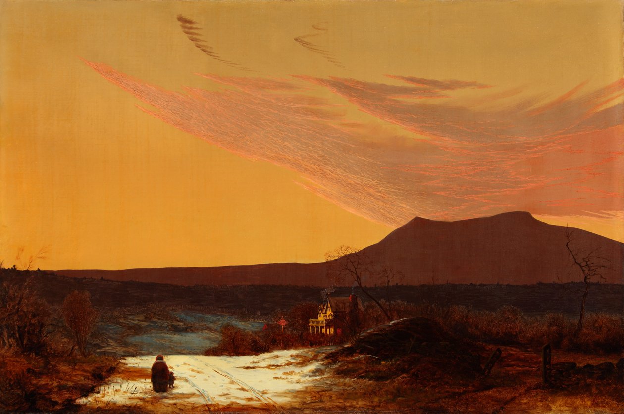 Hudson River Valley 1874 door Jervis McEntee