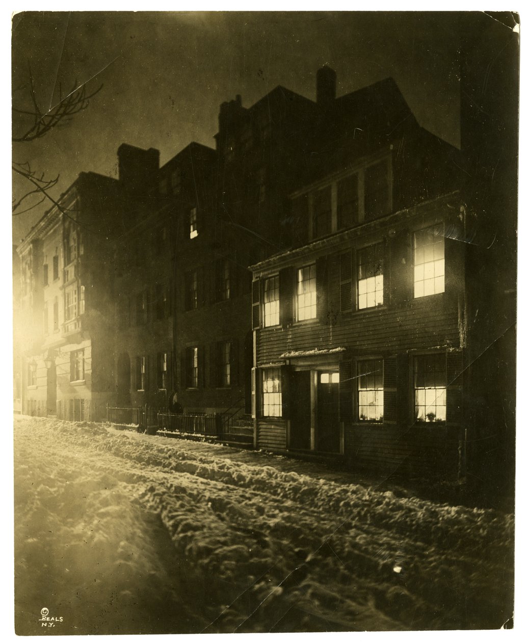 Pinckney Street, Boston, Mass, USA, c.1902-10 door Jessie Tarbox Beals