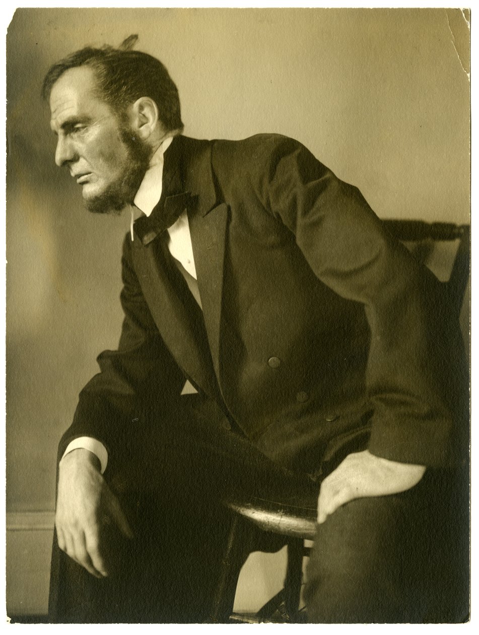 William Raoul van Liberal Club als Abraham Lincoln, c.1905-13 door Jessie Tarbox Beals