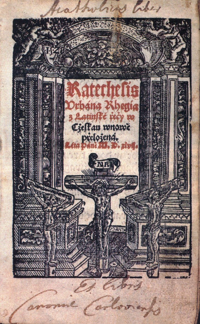 Katechesis Urbána Rhegía uit de Latijnse taal in het Tsjechisch nieuw vertaald. Het jaar des Heren M. D. xlvii. door Jiří Melantrich z Aventina