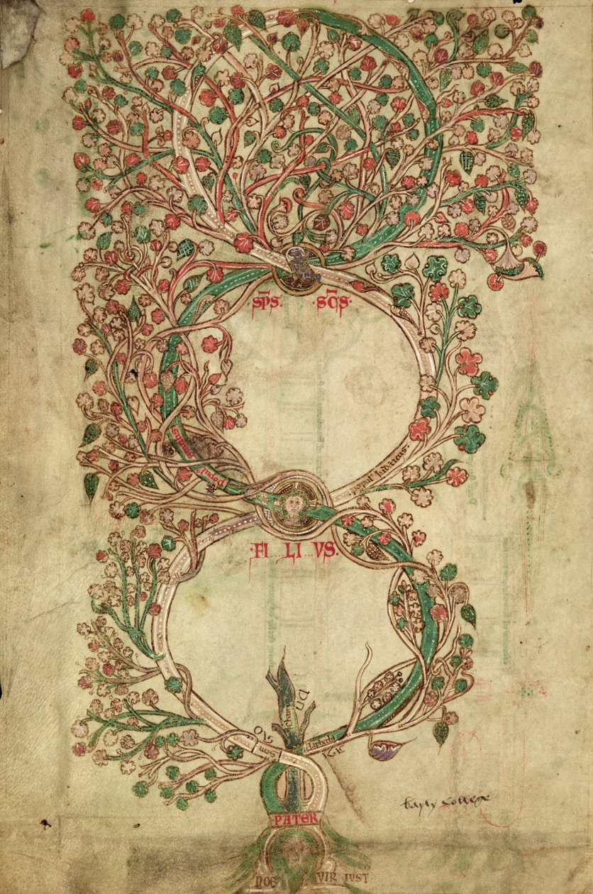 MS 255A fol.12v uit de Liber Figuarum door Joachim of Fiore