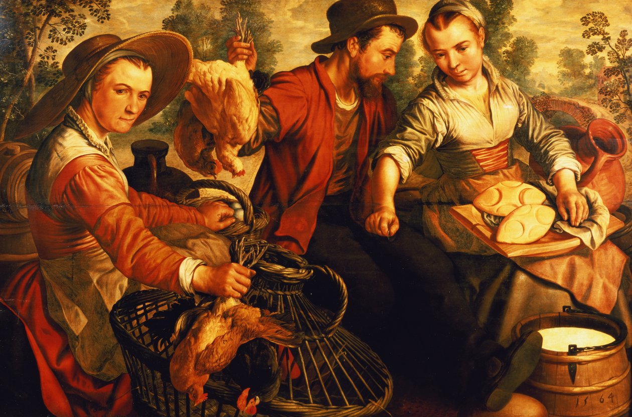 Op de markt door Joachim Beuckelaer