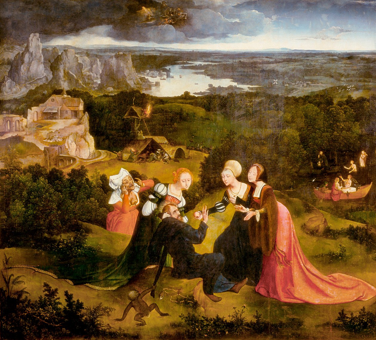 De verleidingen van Sint Antonius door Joachim Patenier