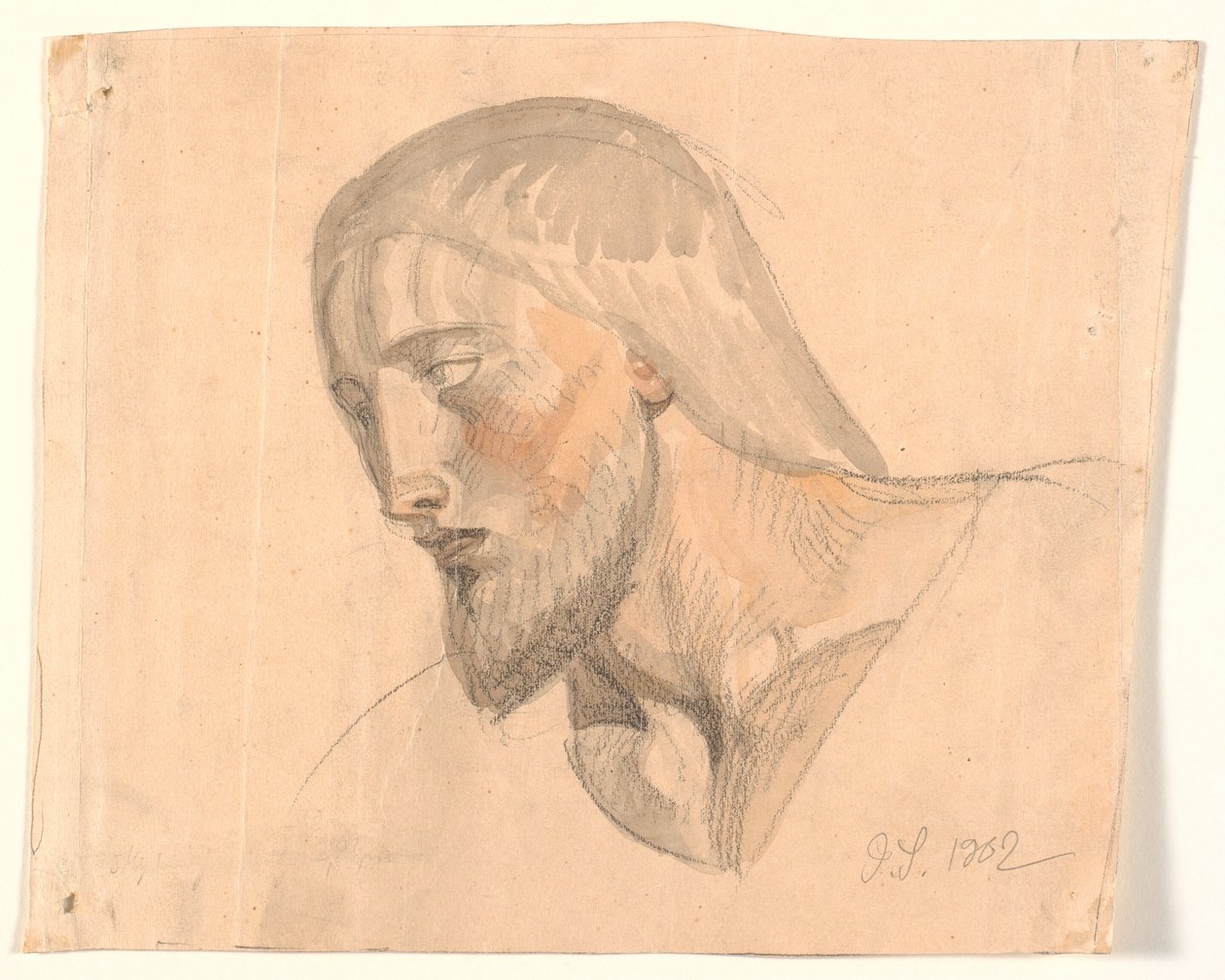 Studie van hoofd door Joakim Frederik Skovgaard
