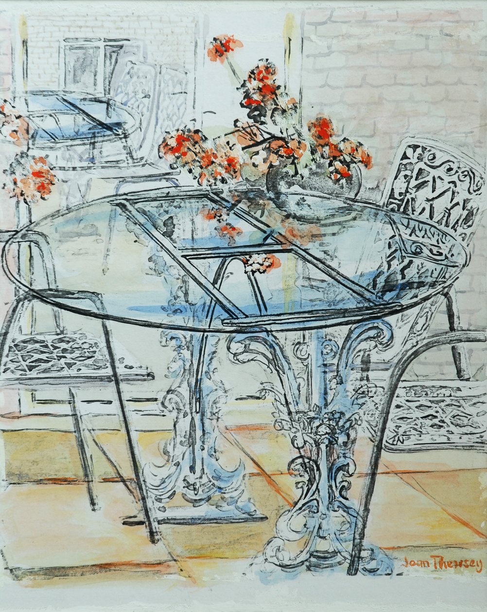 Patio Tuin Pale, 2010 door Joan Thewsey