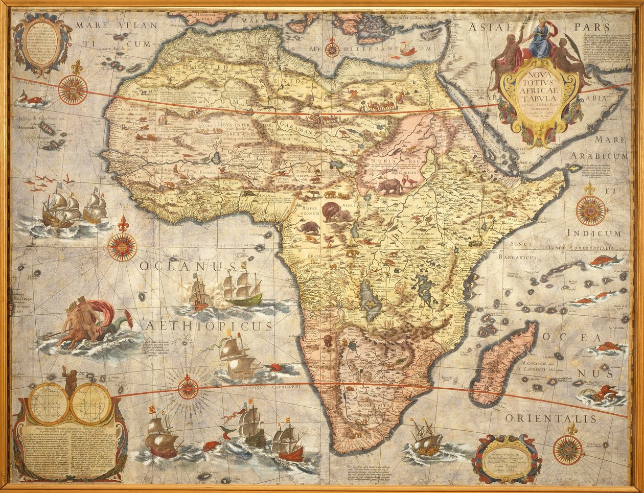 Kaart van Afrika in 1686 door Joan Blaeu door Joan Blaeu