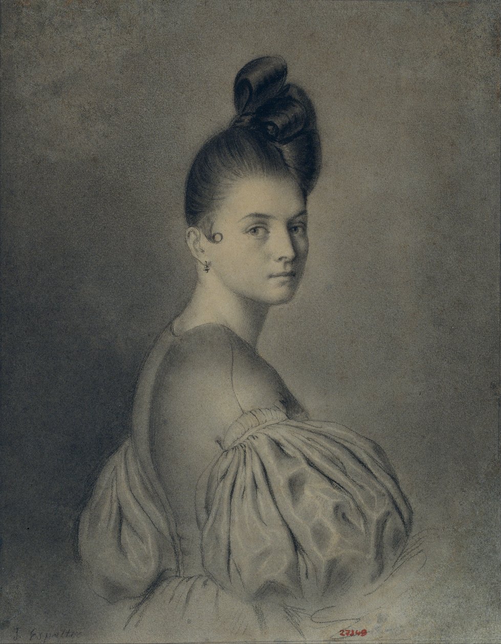 Portret van een Dame door Joaquim Espalter