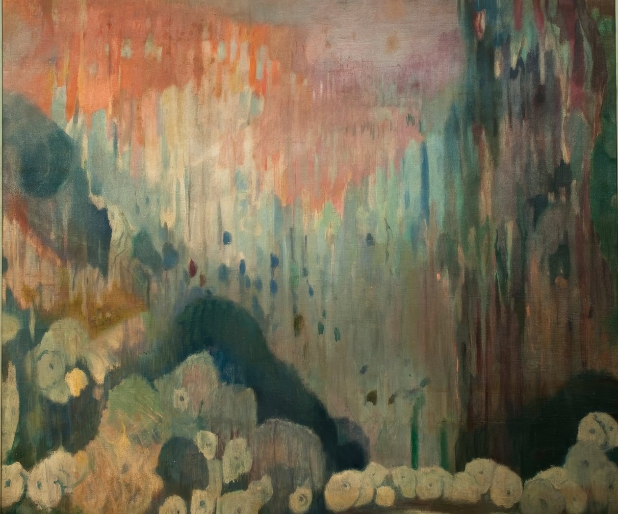 Baai van Mallorca, fragment van de decoratie van Casa Trinxet door Joaquim Mir i Trinxet