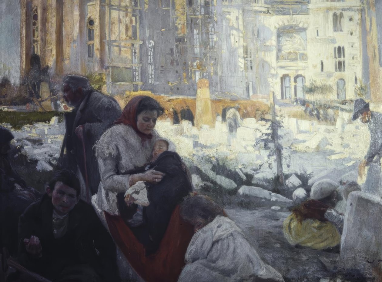 De kathedraal van de armen door Joaquim Mir i Trinxet