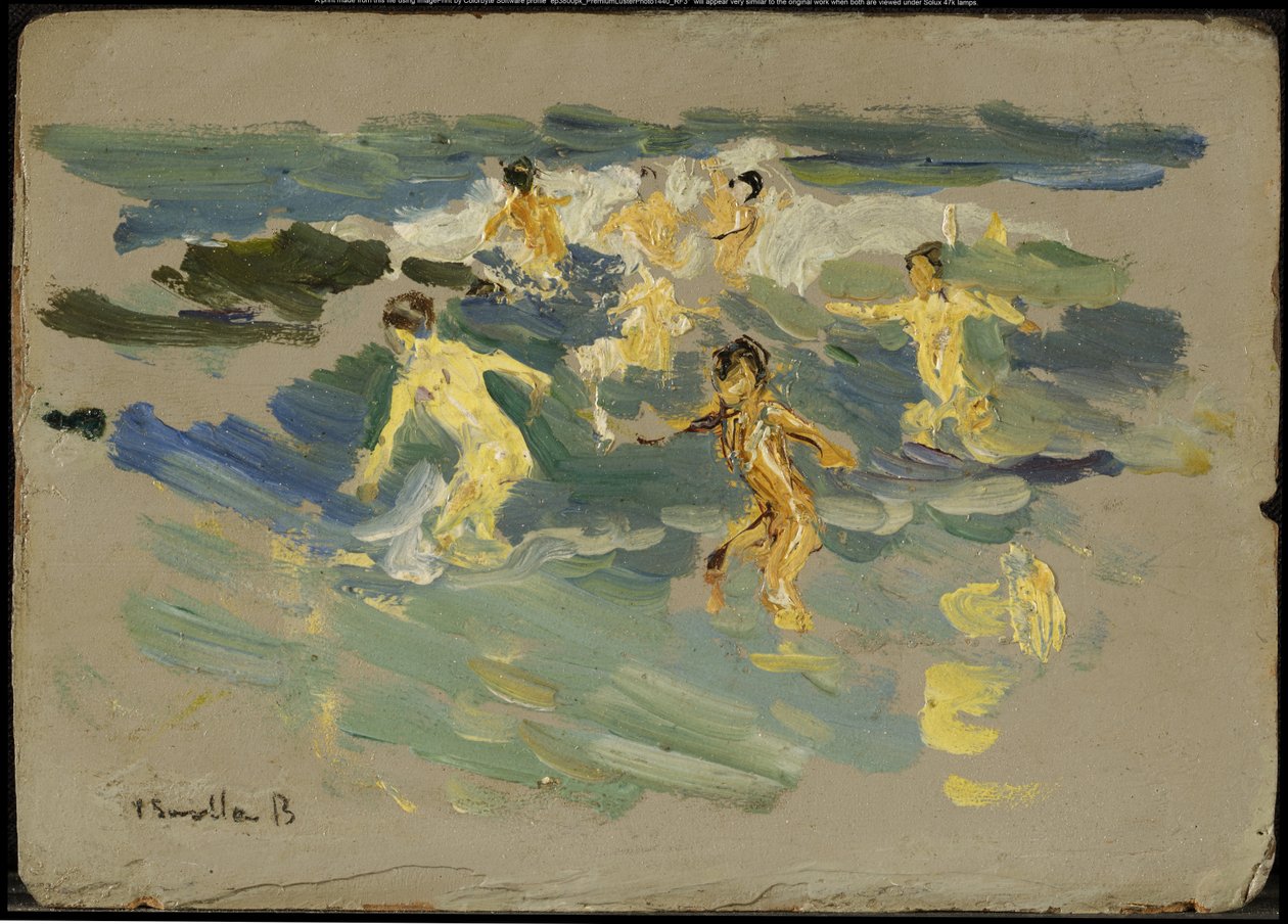Strand van Valencia, ca. 1904 door Joaquín Sorolla