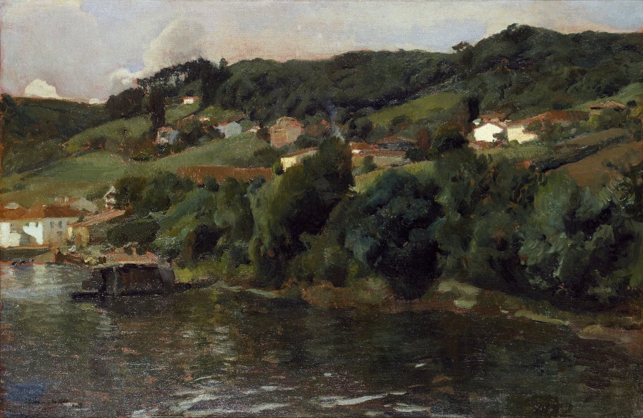 Asturisch landschap door Joaquín Sorolla