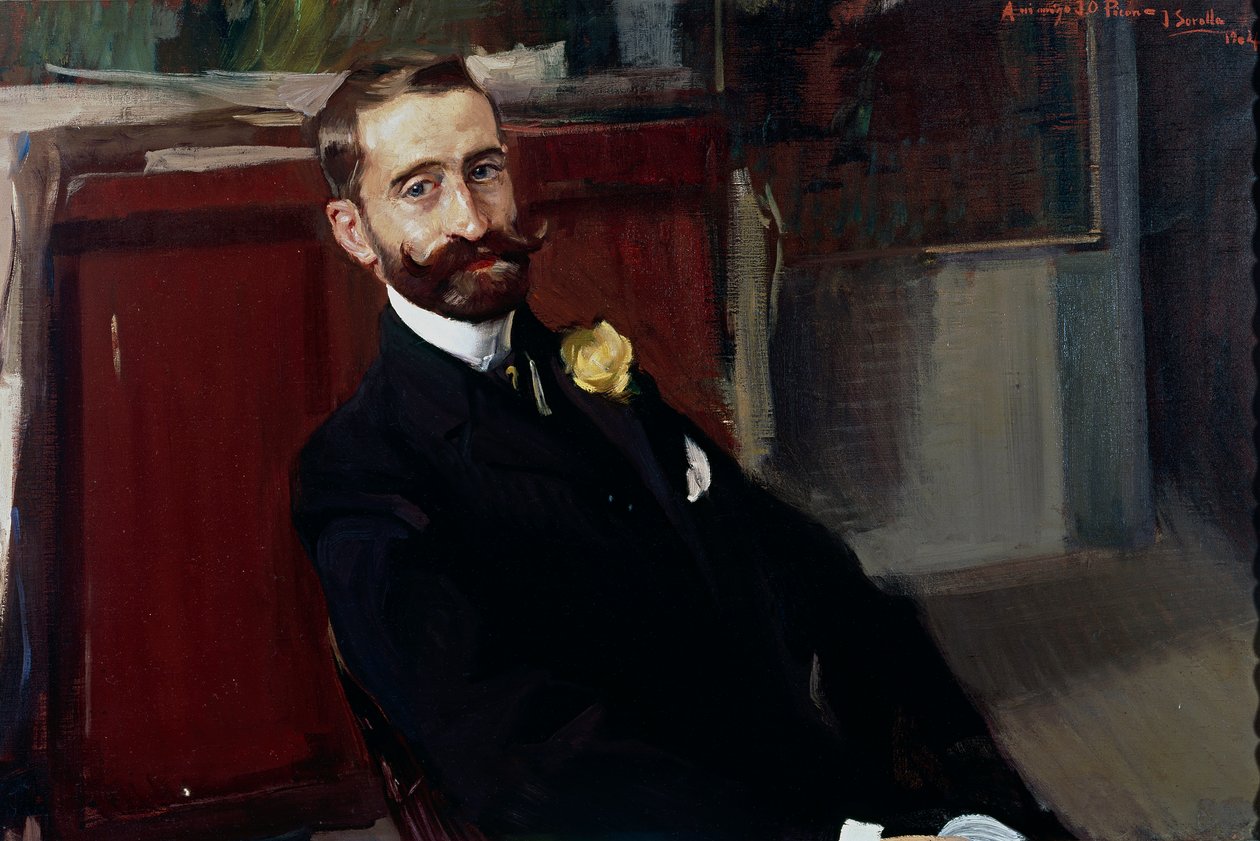 Portret van Jacinto Felipe Picón y Pardiñas door Joaquín Sorolla