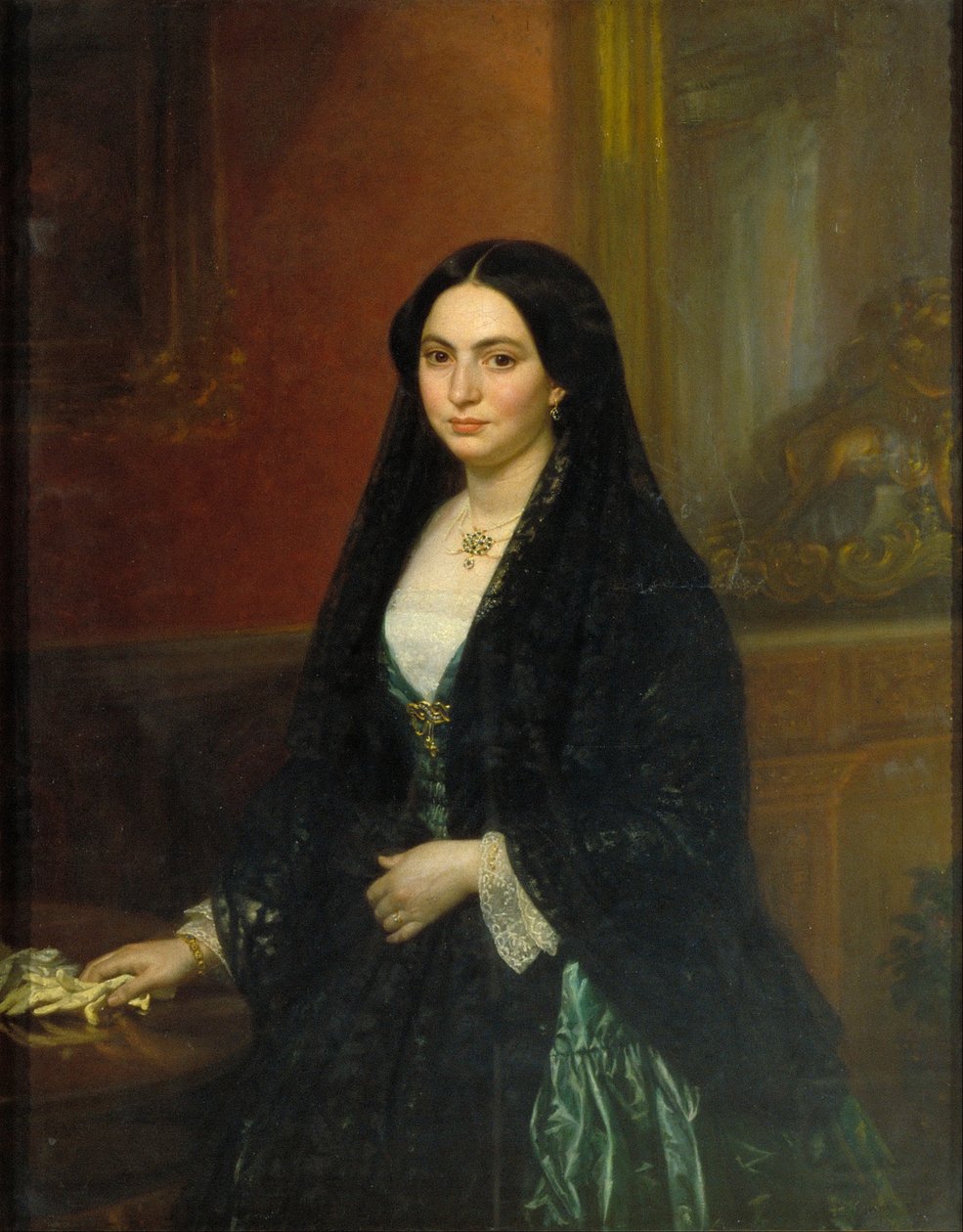 Portret van Senyora Espalter door Joaquín Espalter y Rull