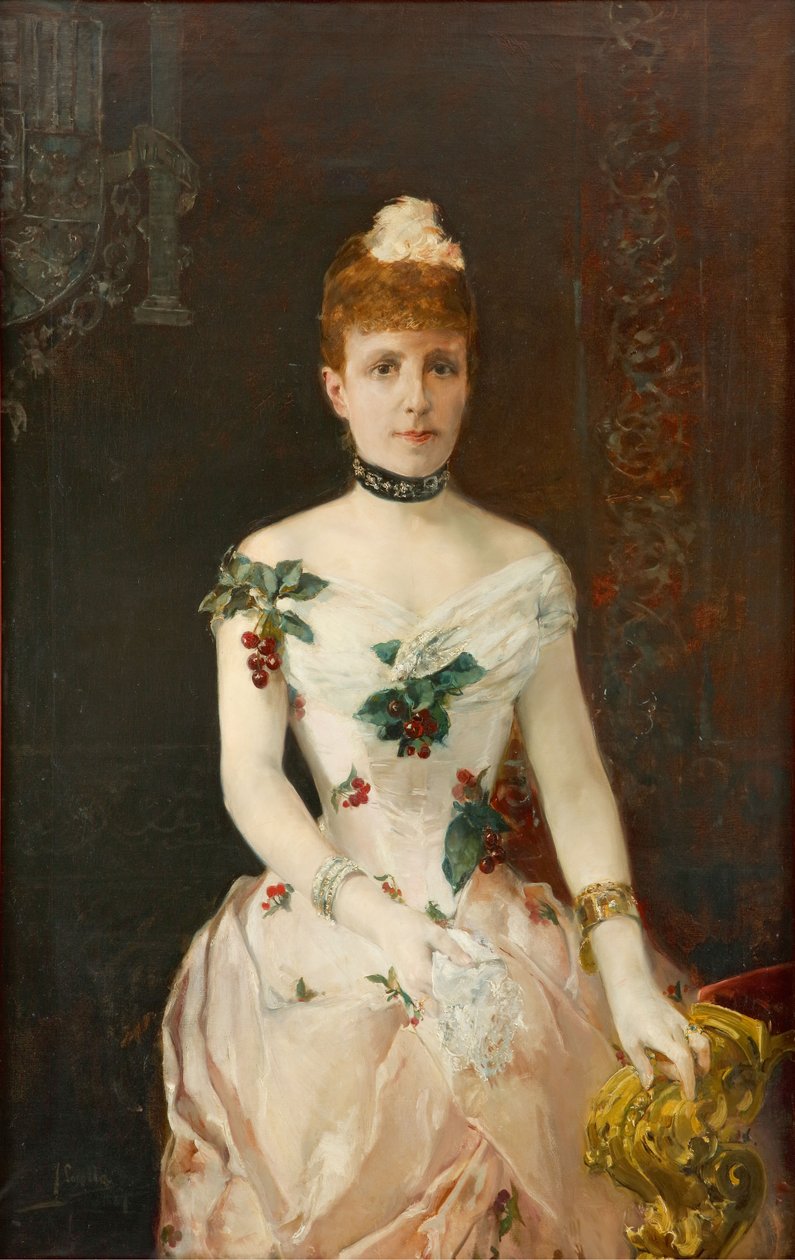 Maria Christina van Oostenrijk, Koningin van Spanje door Joaquín Sorolla