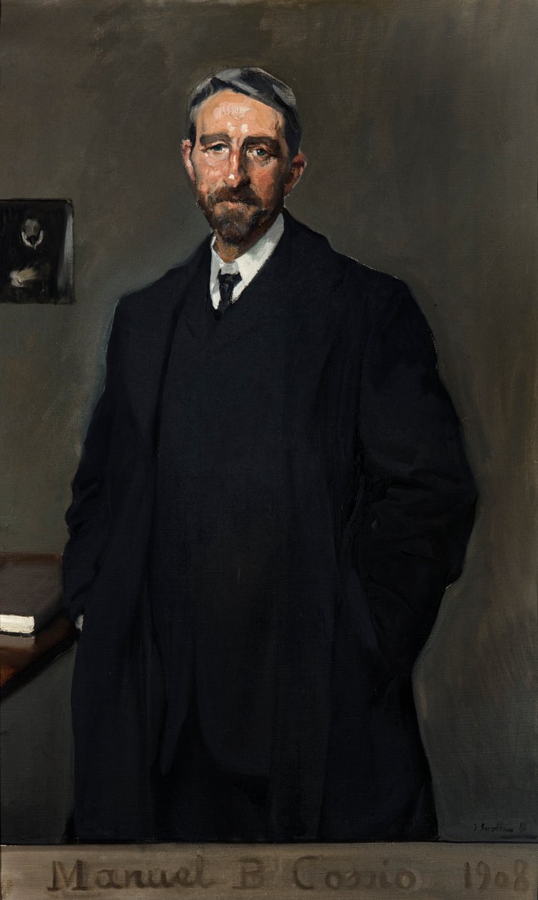 Spaans: Manuel Bartolomé Cossío Manuel Bartolomé Cossío door Joaquín Sorolla